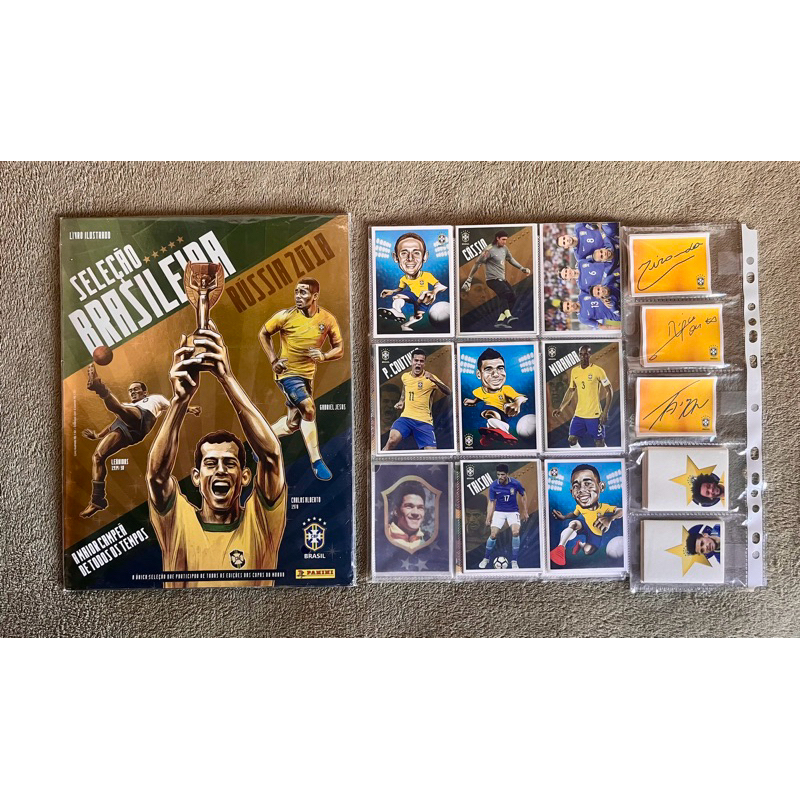 Álbum Seleção Brasileira A Maior Campeã de todos os tempos Completo