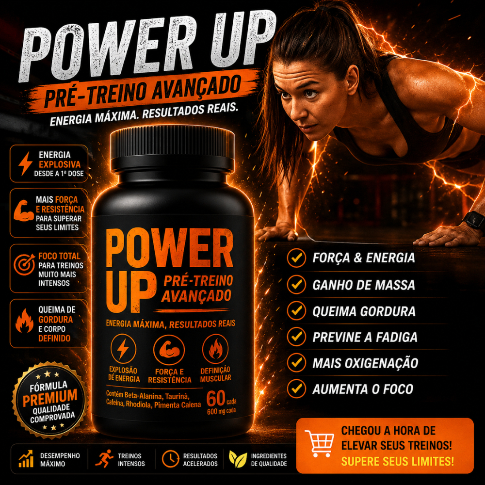 Pré-Treino Suplemento Supler Premium + Energia e Disposição - 60 Cápsulas - Arkad Suplementos - Envio Rápido
