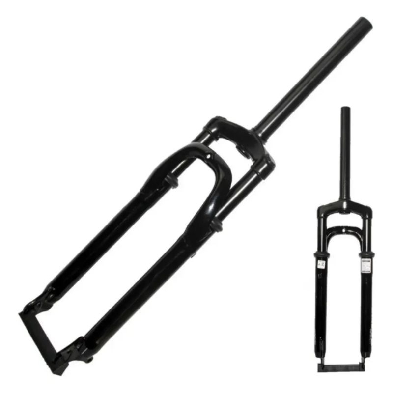 Garfo de Bicicleta Aro 26 Amortecedor Disco Suspensão - Aheadset 28.6mm Sem Rosca