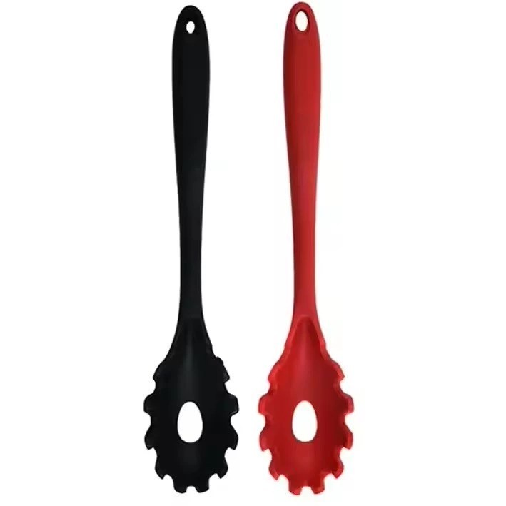 Kit Pegador Massa Macarrão Silicone Utensílio Cozinha Não Risca Panela Multiuso C/05, 08 ou 10 UN