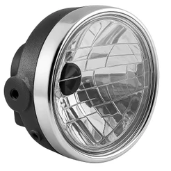 Farol Completo Cg Titan 150 Anos 2004 2005 2006 2007 2008 2009 2010 2011 2012 2013 Aro Cromado Similar Original