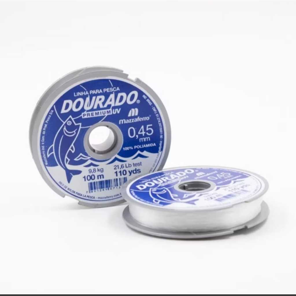 Linha Nylon DOURADO Premium Para Pesca e Artesanato 100 metros