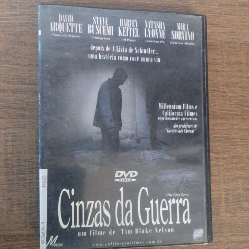 DVD CINZAS DA GUERRA ORIGINAL