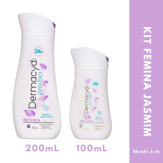 Kit Sabonete Liquido Dermacyd Delicata de Jasmim 200ml + 100ml
