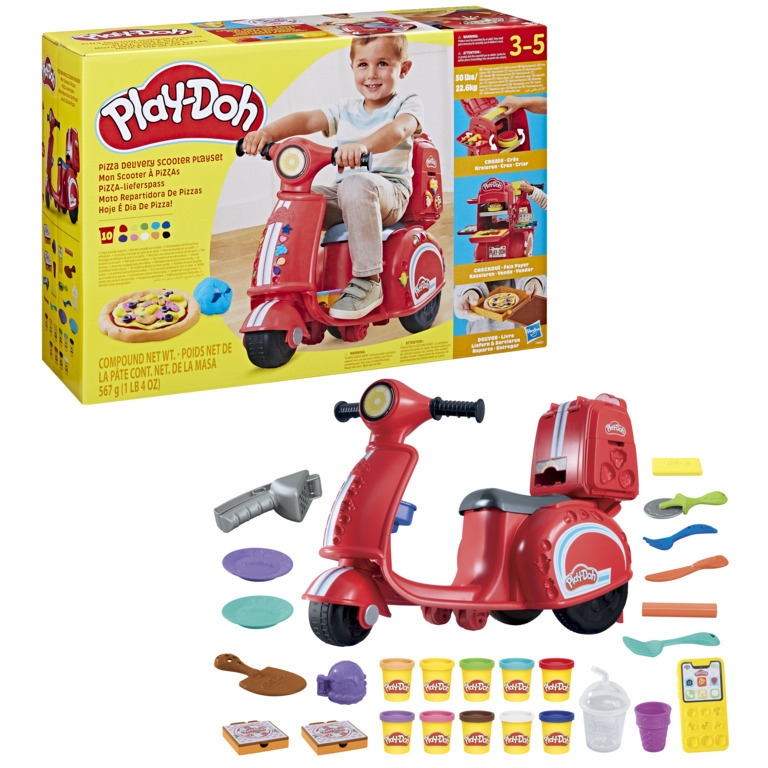 Massinha de Modelar Play Doh Motinha Delivery Hoje é Dia de Pizza! - Hasbro F8803