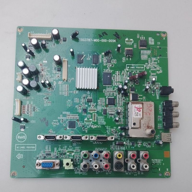 PLACA PRINCIPAL DE TV COMPATIVEL D26W931......717G3787-MOG-000-005K