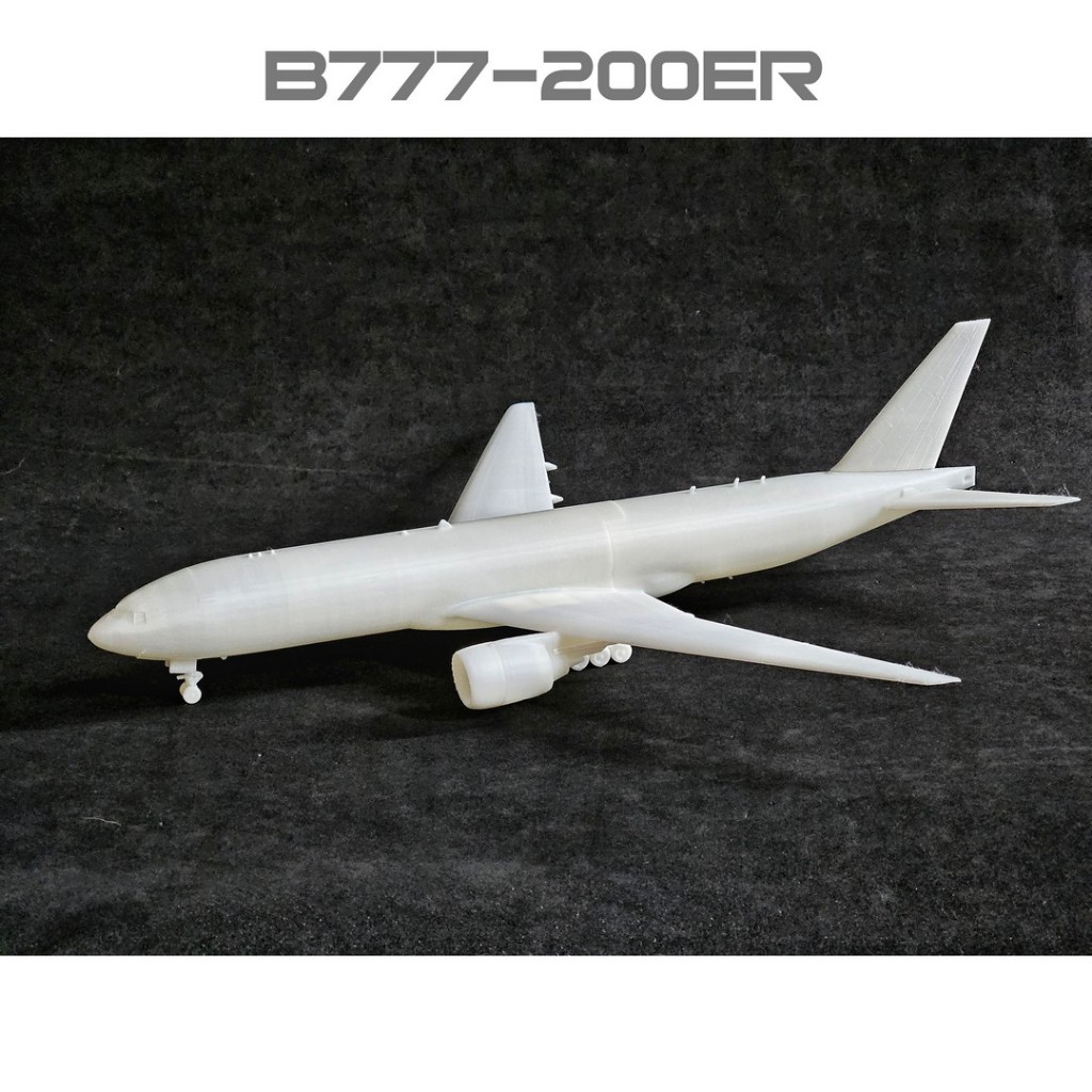 Avião Boeing B777-200ER Para Colecionismo Maquete Escala 1:144 Plastimodelo