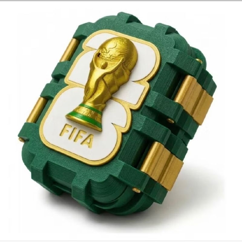 Caixa Porta Figurinhas Personalizada Copa do Mundo 2026 Premium