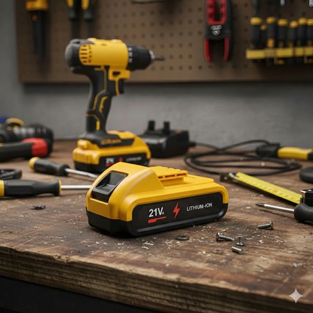 Bateria Furadeira E Parafusadeira 21v 2.0 Mah Bivolt Drill and Screwdriver Battery