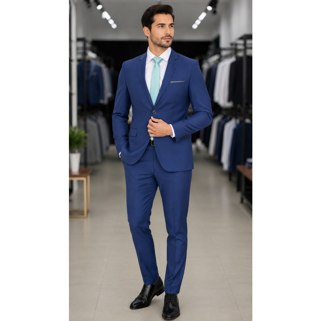 Terno Masculino Poliviscose Slim Premium Alto Padrão