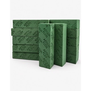 Kit 24 Espuma Floral Esponja para arranjos de Flores 23x5x7cm Tijolinho Espuma Premium AF800 Plantas Artificiais