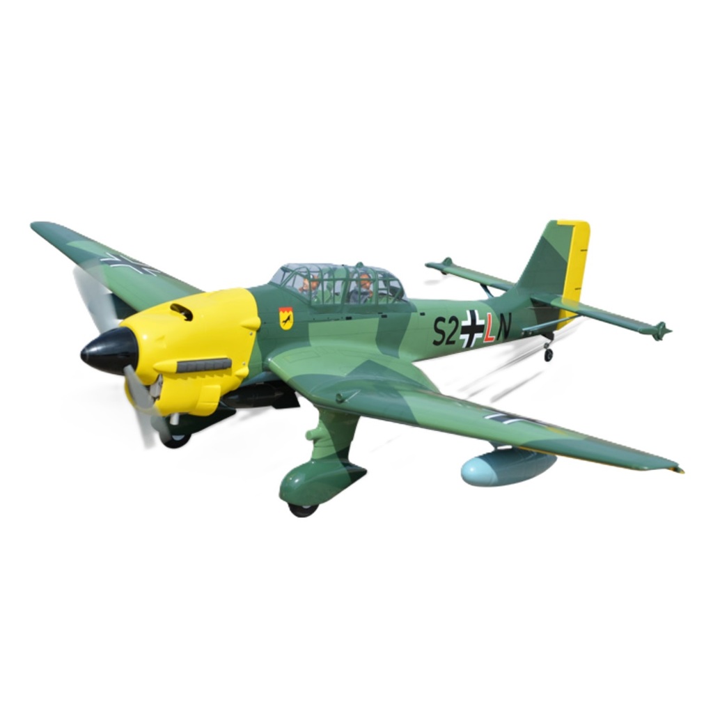 Aeromodelo Stuka JU87 20cc Phoenix - Kit ARF para motores glow ou gasolina