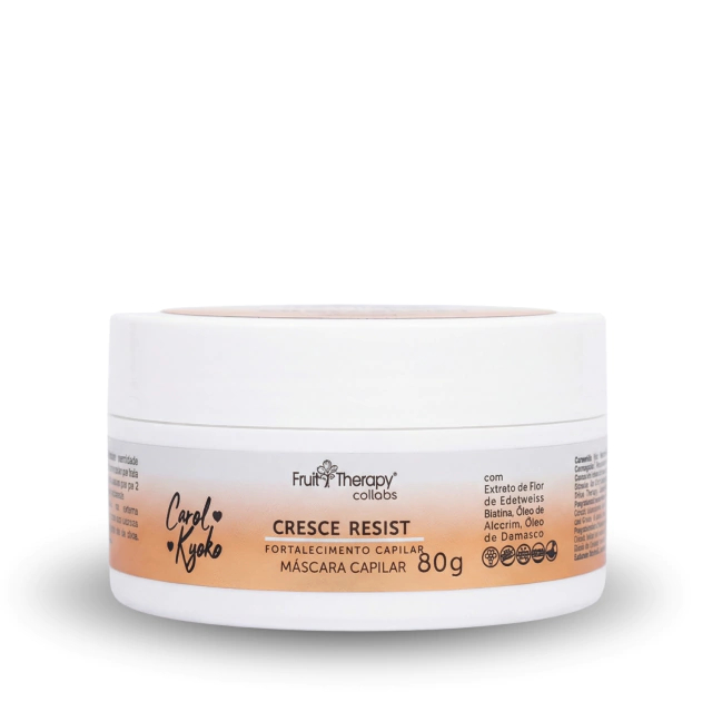 Mini Máscara Capilar Cresce Resist Carol Kyoko + Left Cosméticos