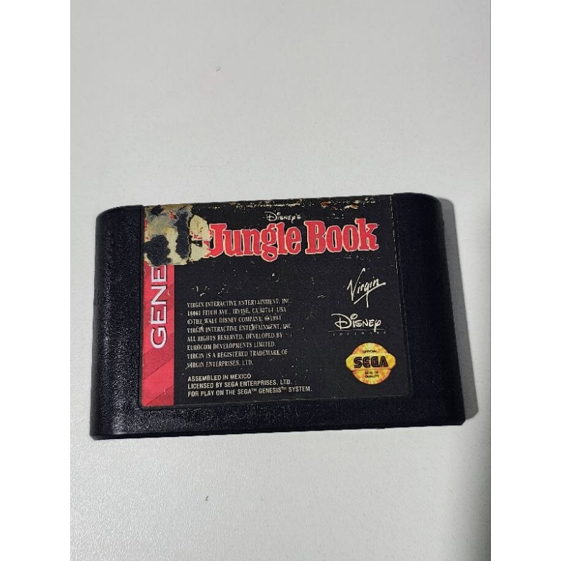 Cartucho original Mega Drive - Jungle Book