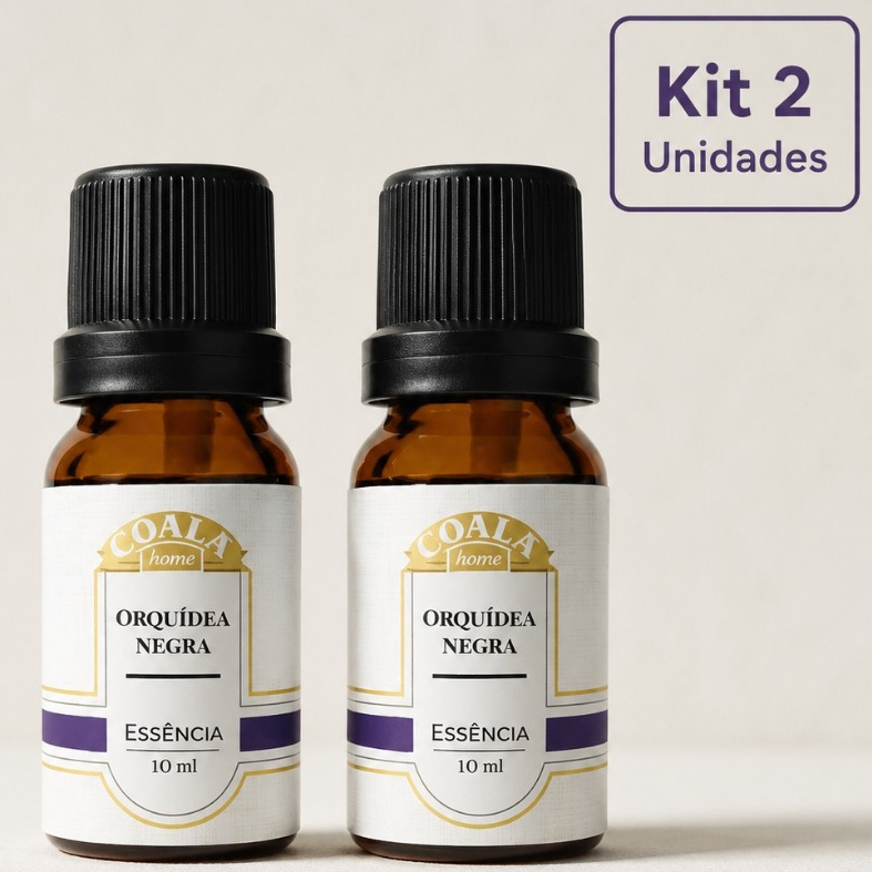 Kit 2 Unidades Coala Essência Orquídea Negra 10ml