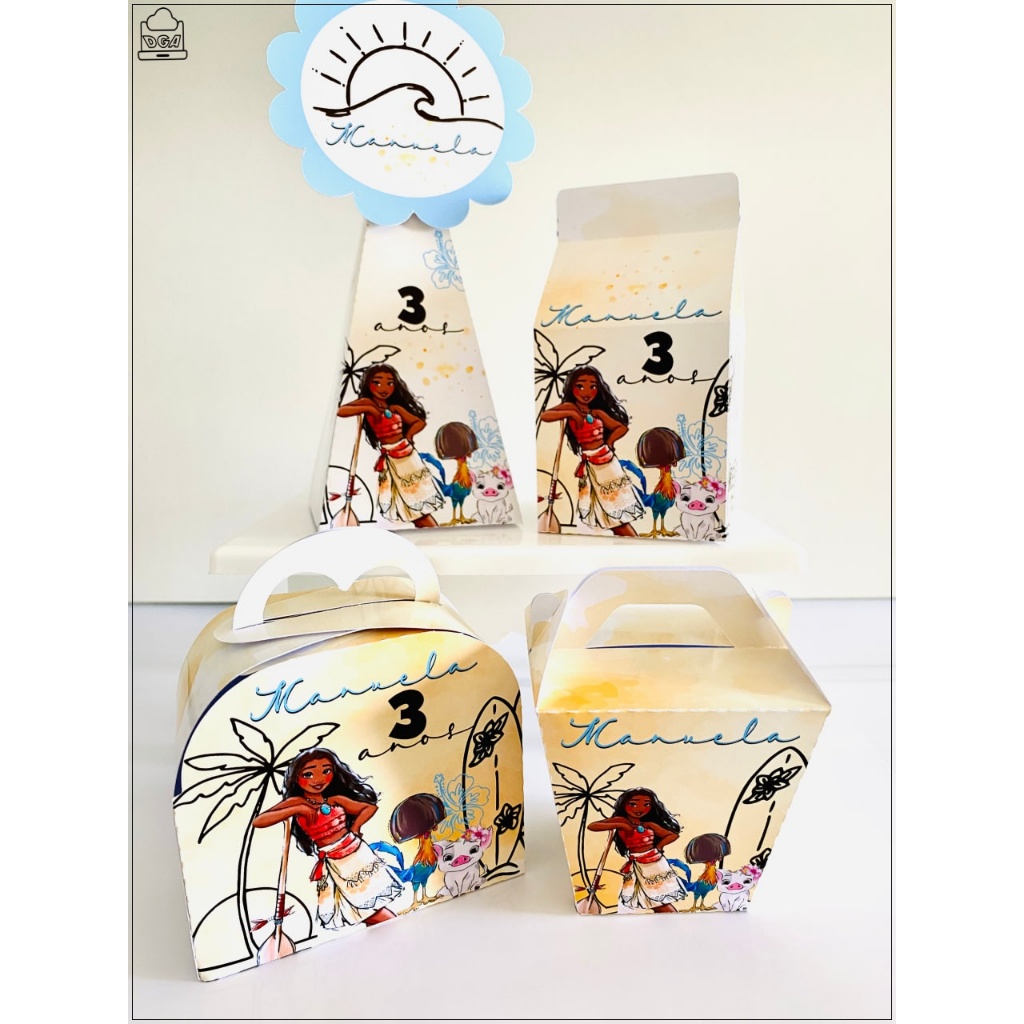 kit caixinha personalizada moana-lembrancinha personalizada-festa personalizada-aniversario personalizado