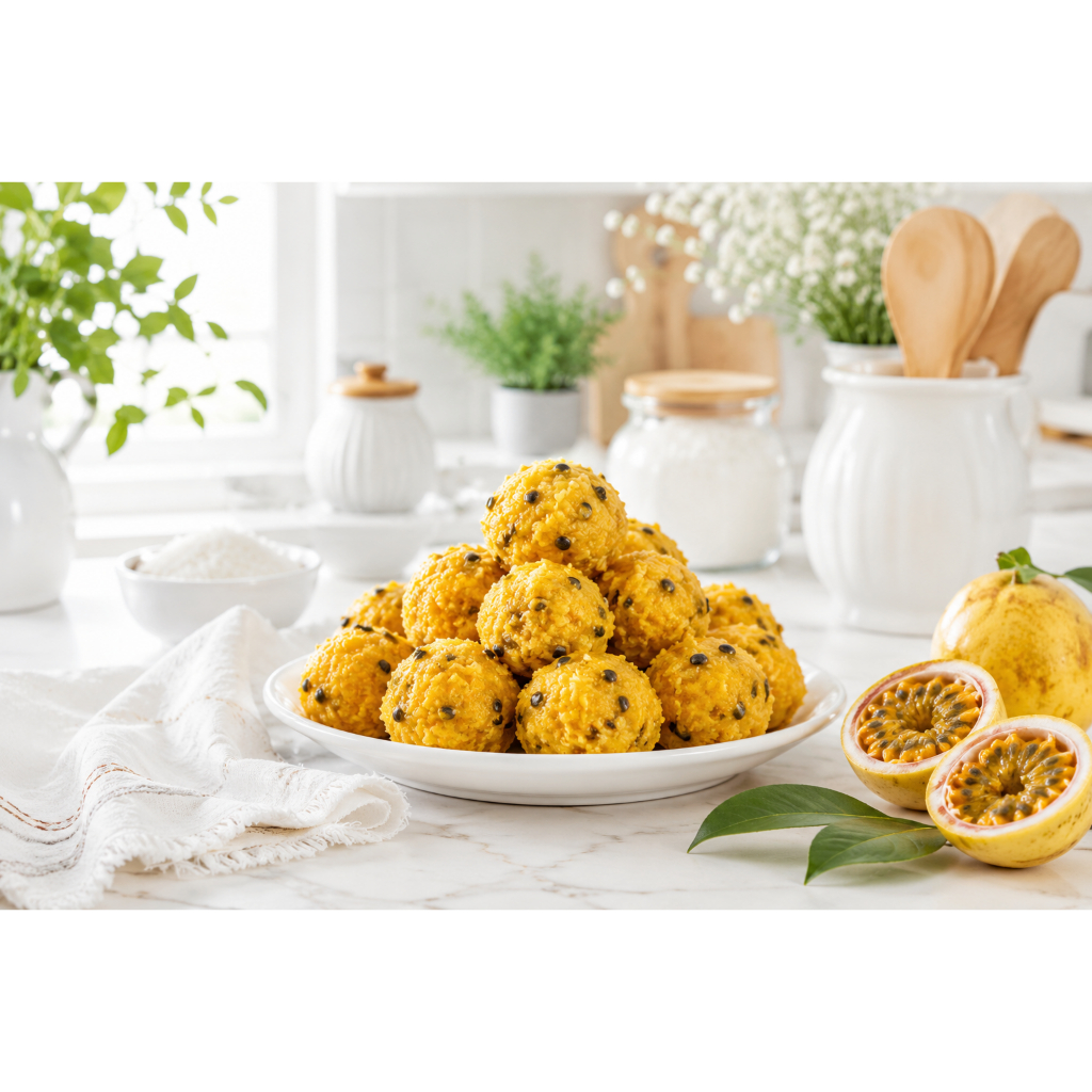Cocada de Maracujá Cremosa – Doce Artesanal de Coco Sabor Maracujá