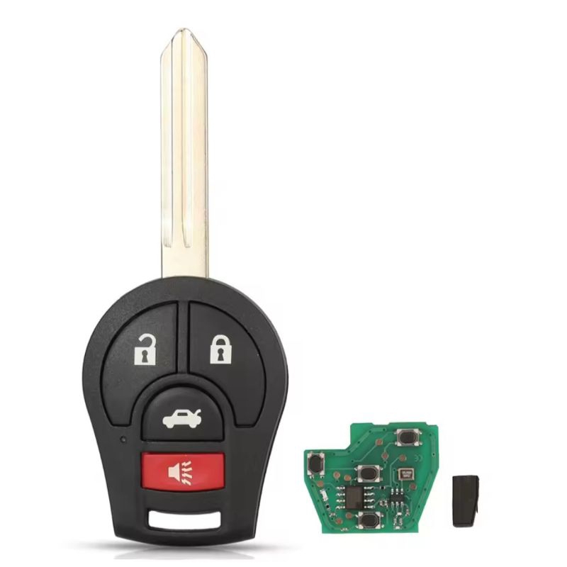 chave com placa chip frequência 315mhz e chip id46 nissan march versa e outros