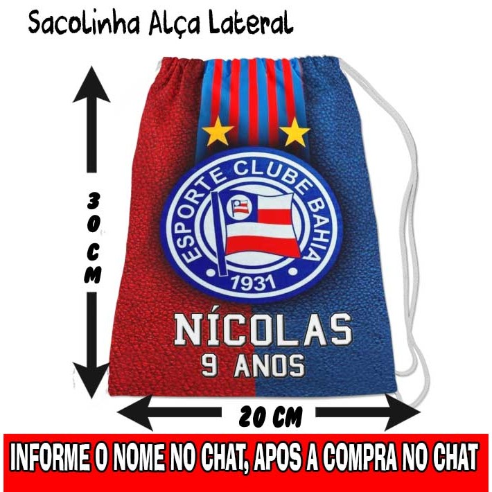 Mochilinha Sacolinha Mochila Saco Sacochila Saquinho Lembrancinha Brinde Aniversario Personalizadas Personalizada Bahia