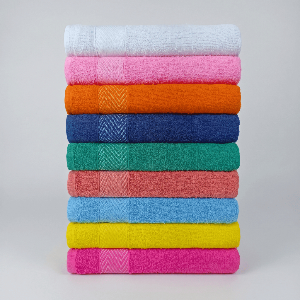 Kit 10 Toalha de Banho Popular 100% Algodão Grande Macia Absorventes Conforto Premium Dia a Dia
