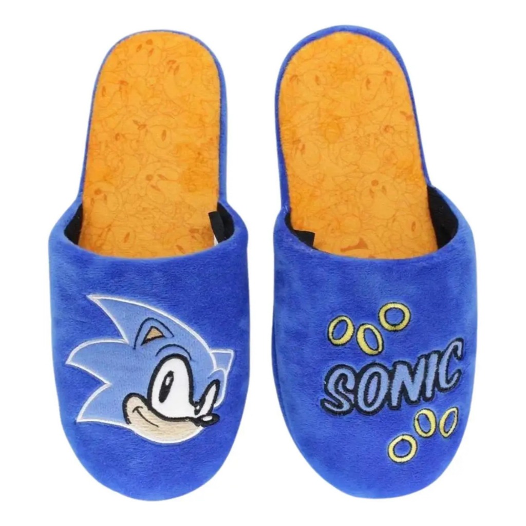Chinelo Pantufa Sonic Speed De Quarto Unissex Filme Jogo Zona Criativa Original