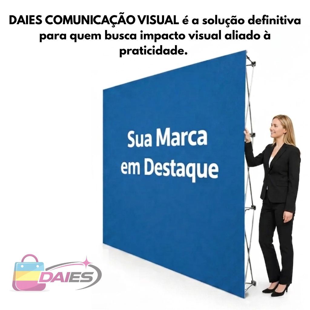 Painel Pantografico Backdrop Retratil Aluminio 3,00 X 2,30