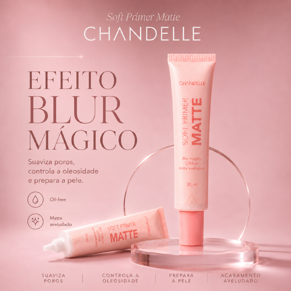 Soft Primer Matte Chandelle com efeito blur