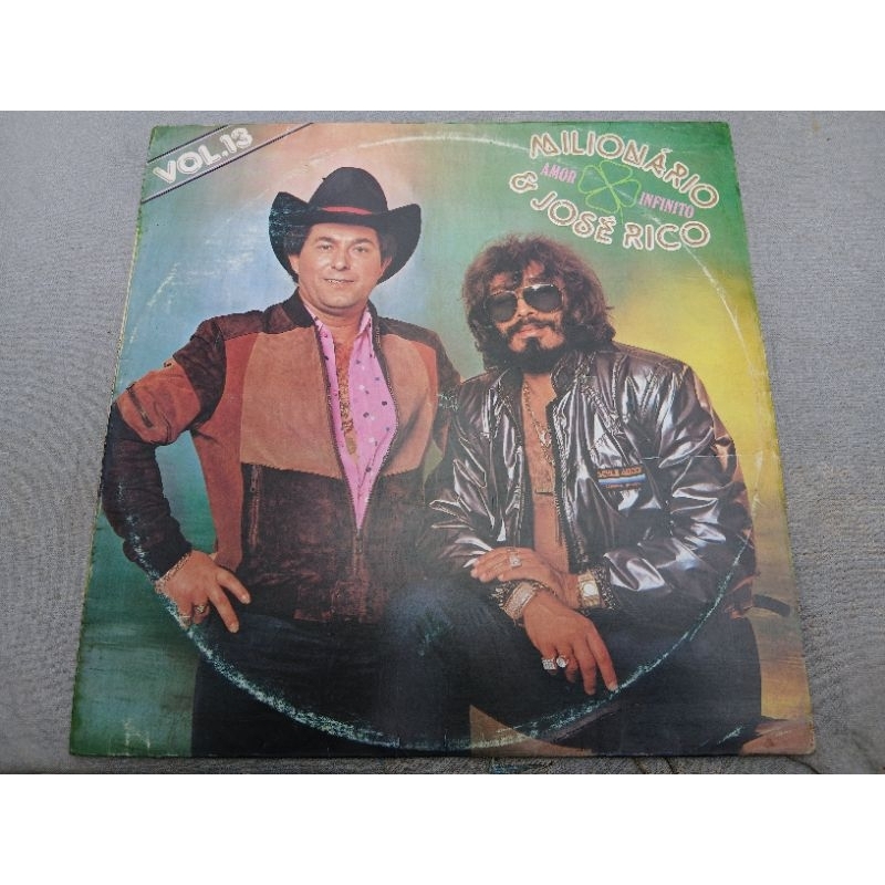 Lp Disco Vinil Milionário E José Rico - Amor Infinito Vol 13
