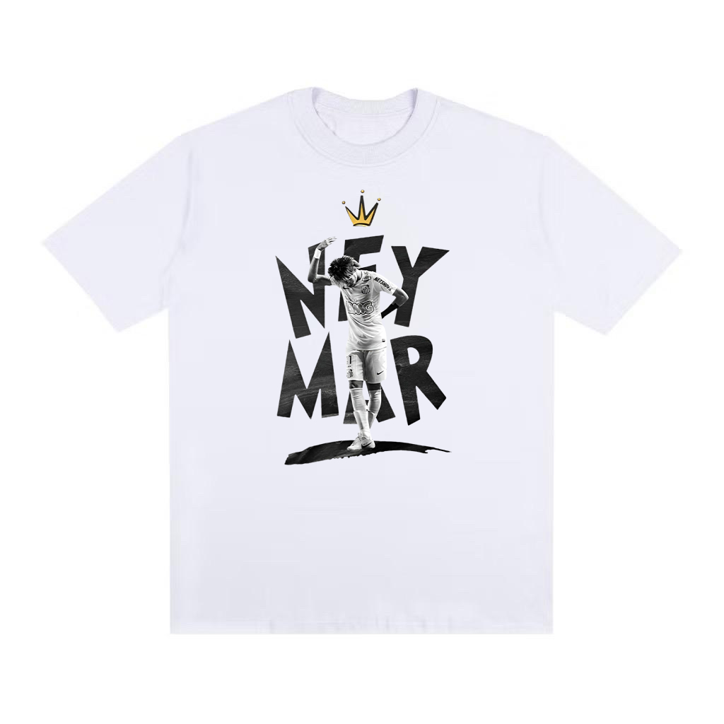 Camiseta Streetwear Camisa Oversized Over Neymar Jr Futebol Santos Estilosa Y2K Premium Larga Opium Core Brasil