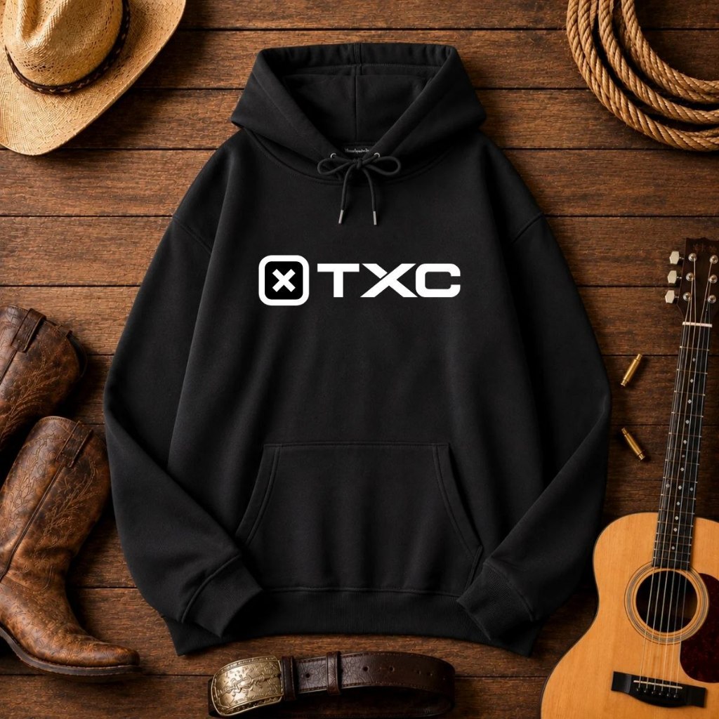 Moletom Casaco Blusa de Frio Unissex Texas Country Western Flanelado Quentinho Moda Casual Básico Inverno Confortável