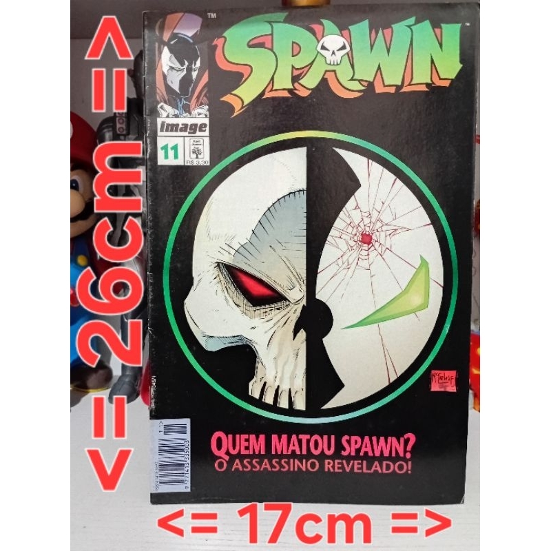 Spawn n° 11(SEM POSTER) Publicado em: janeiro de 1997 Editora: Abril Licenciador: Image Comics Categoria: Revista Periód