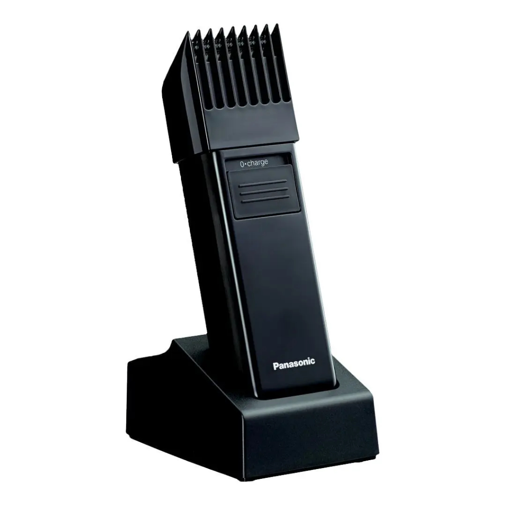 Máquina de Corte e Acabamento Panasonic ER389X + BRINDE - Base Bateria Recarregável Preta + 6 Alturas 110V - Gar 3 meses