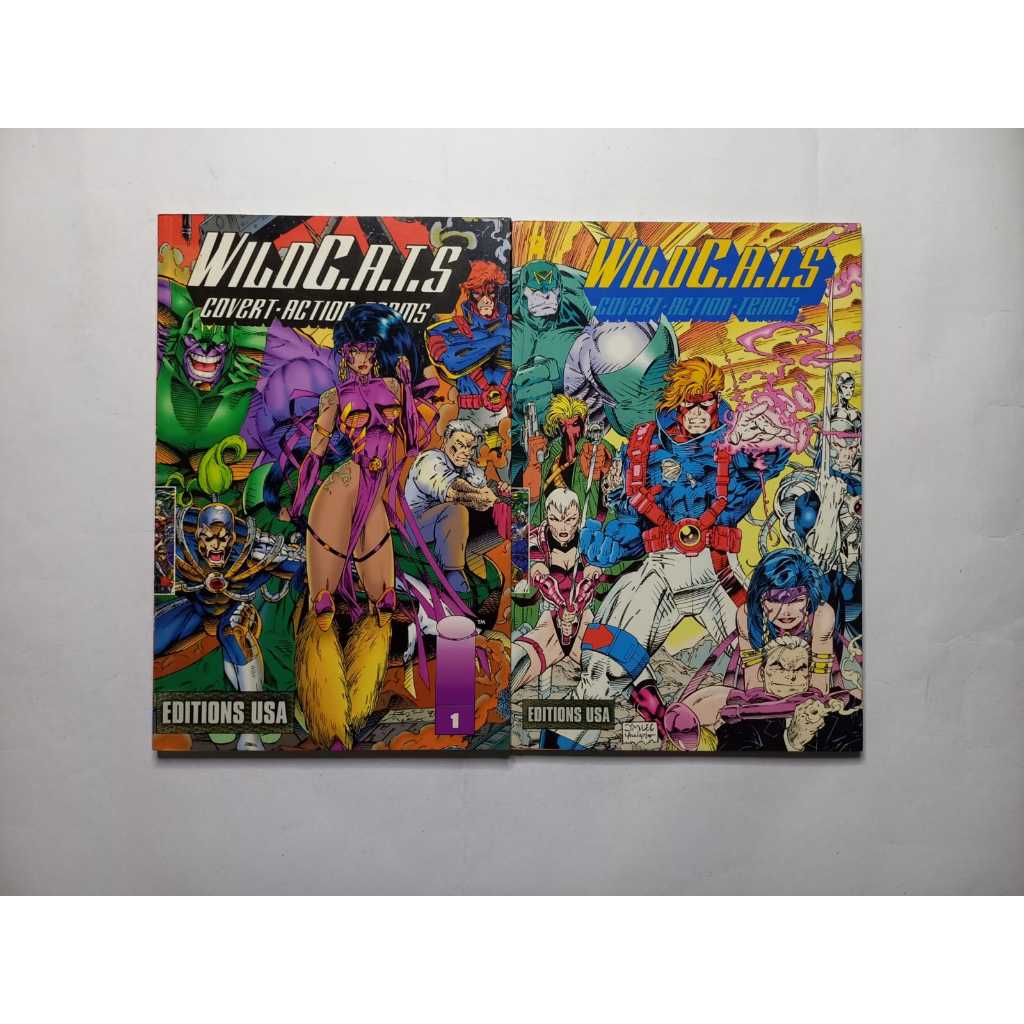 Importado WildCATS Volume 1 e 2 Editora Image Comics 1993 Capa Cartonada Excelentesss