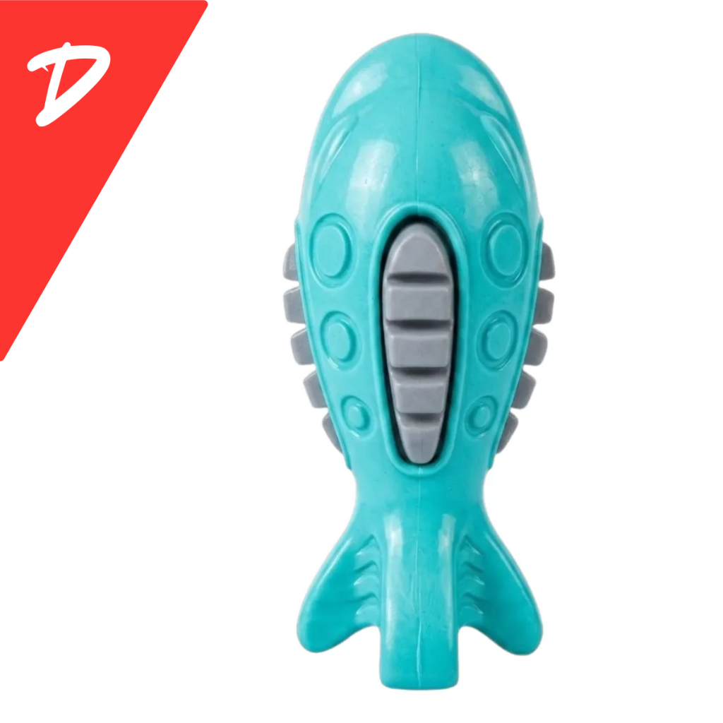 Brinquedo Pet Mordedor Macico Nave Espacial Apito Premium