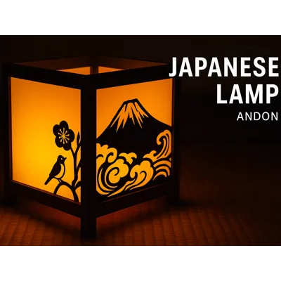 Imagem Luminária Japonesa Andon Luz Ambiente Decoração Zen Oriental