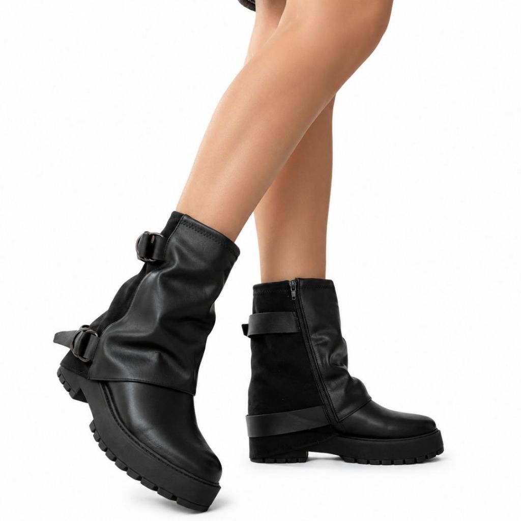Bota Feminina Coturno com Capa Ramarim 2698132