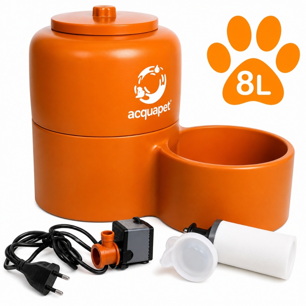 Bebedouro De Barro Para Cães Gatos Cachorros Pet Completo Com Vela Carvão Ativado 8 L- Envio Rápido
