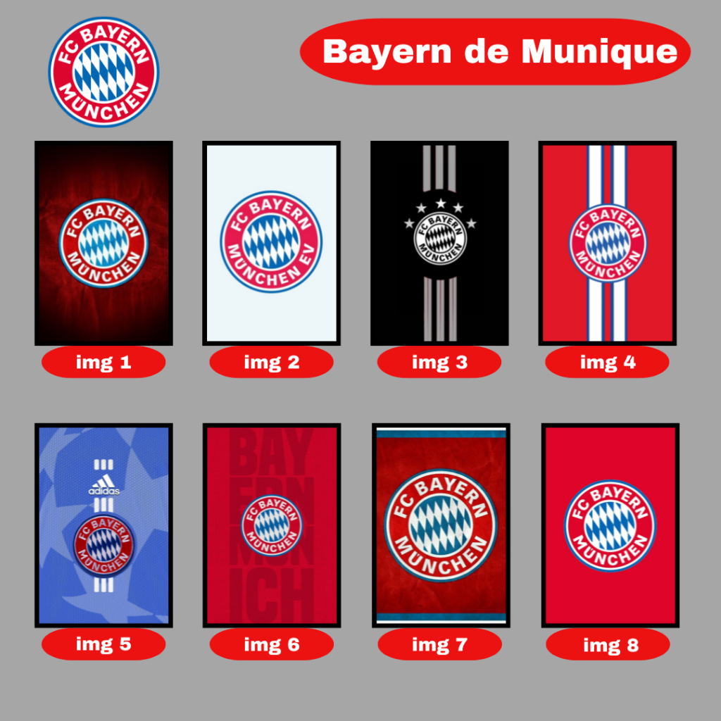 Placa Bayern de Munique em MDF | Quadro Decorativo Futebol Alemão | Time Europeu | Decoração Torcedor