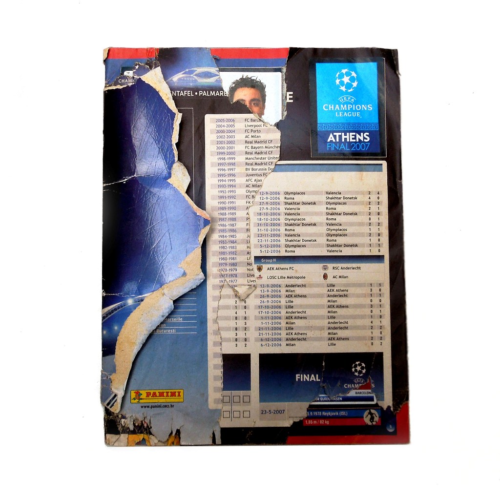 Album de figurinhas - UEFA Champions League 2006-2007 (sucata)