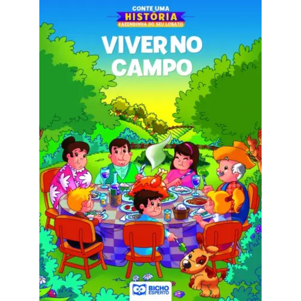 Livro Infantil Conte Uma História Fazendinha do Seu Lobato Viver no Campo