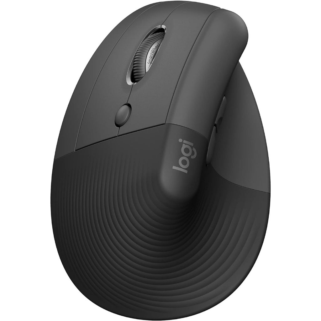 (Mostruario) Mouse Sem Fio Logitech Lift Left Vertical com Design Canhoto e Ergonômico para Redução de Tensão Muscular