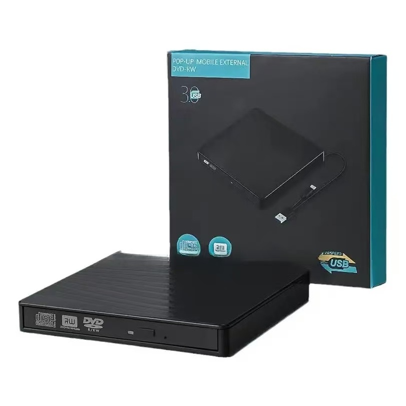 DVD externo e CD player/gravador de CD USB 3.0