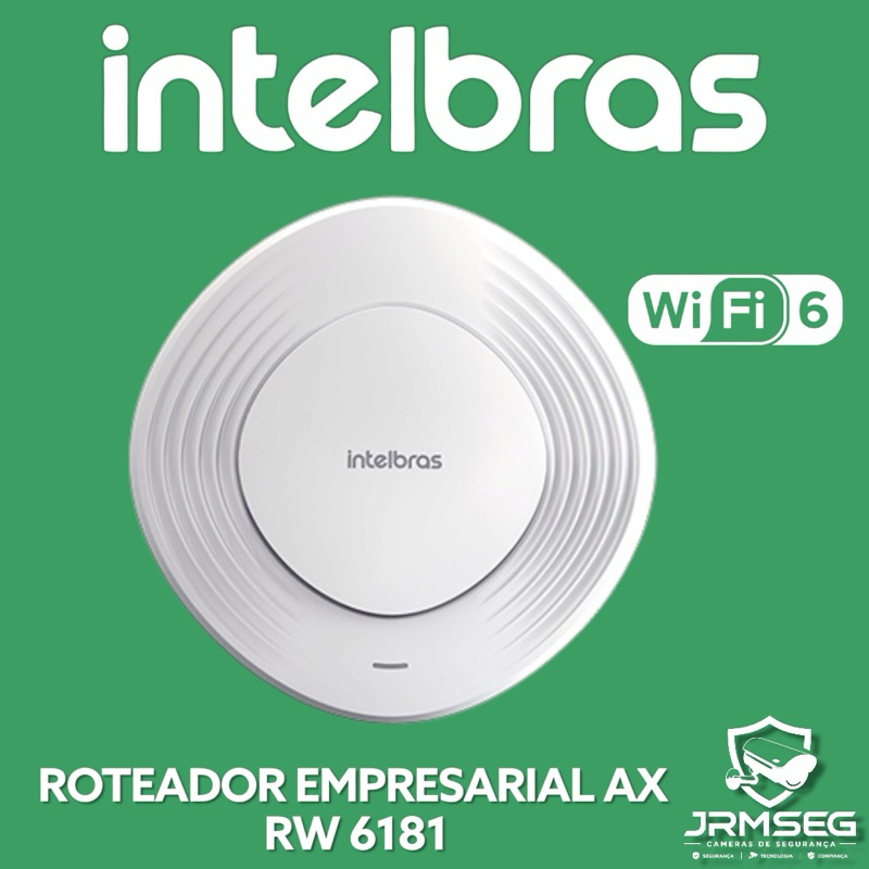 RW 6181 Roteador Empresarial AP AX Intelbras wifi 6