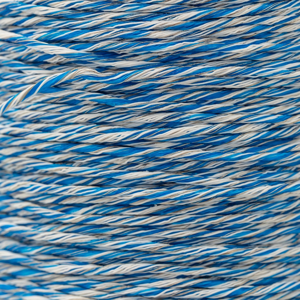 8 Rolos Fio Eletroplástico Inox 500m 21 Filamentos para Cerca Elétrica Alta Resistência Durável