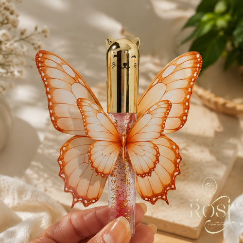 Aplique de Borboleta para Perfume, Gloss, Tubete Decoração Festa Borboleta Jardim Encantado 15 anos Festa Adulto