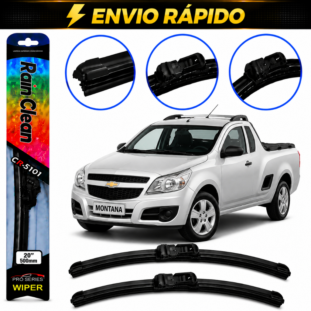 Par Palheta Montana 22 Polegadas 2003 a 2020 | Leve 2 Pague 1 | 2 Peças Iguais Silicone Premium