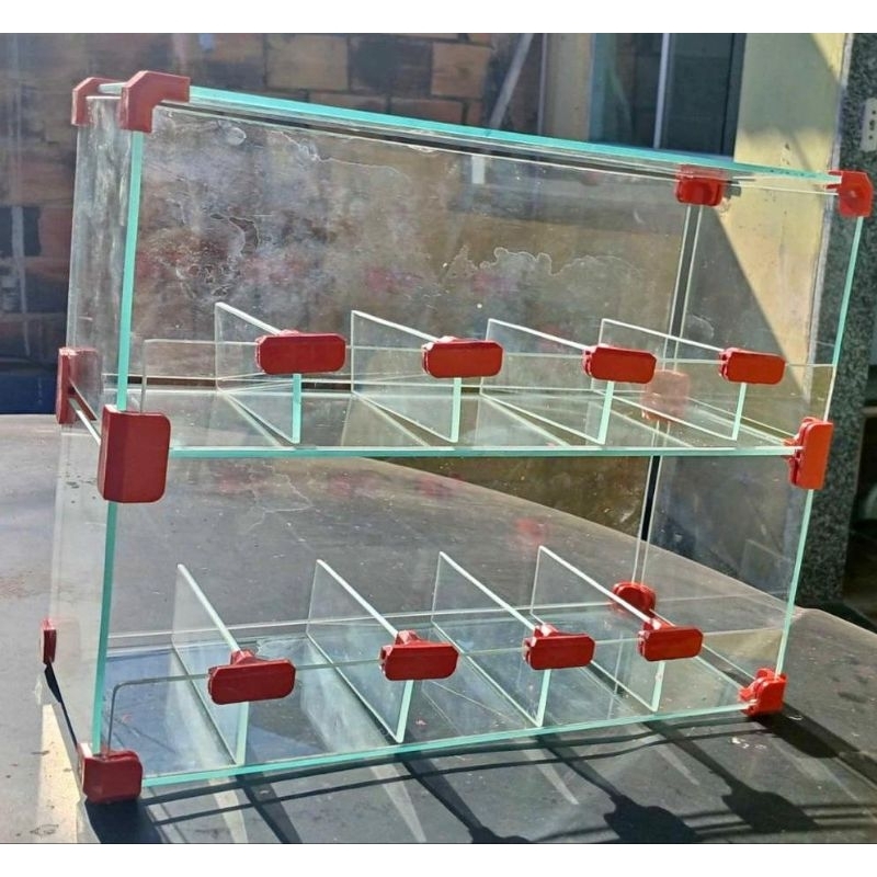 Baleiro de Vidro Transparente - Design Inovador, Vidro Temperado 4mm, Capacidade 5kg
