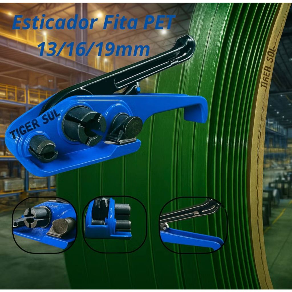 Tensionador Fita de Arquear PET – 13mm, 16mm e 19mm | Esticador Manual Resistente!