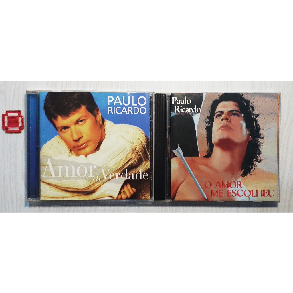 Cd Paulo Ricardo - Amor De Verdade + O Amor Me Escolheu = 2 cds