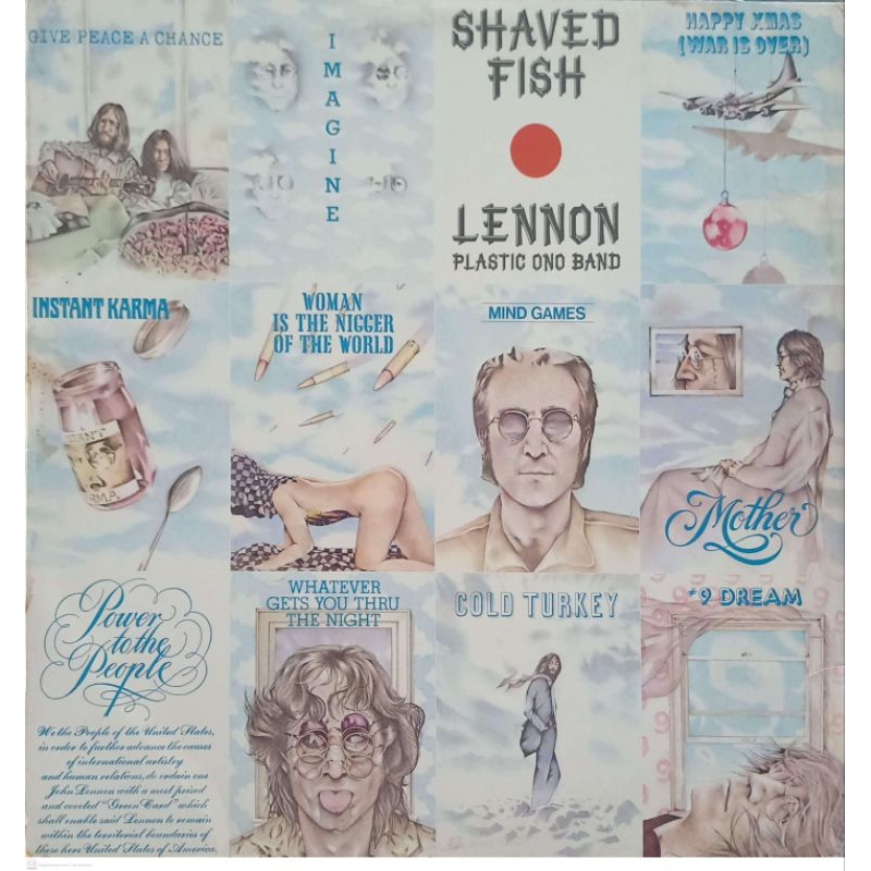 LP John Lennon / Plastic Ono Band – Shaved Fish (1975) Disco de Vinil